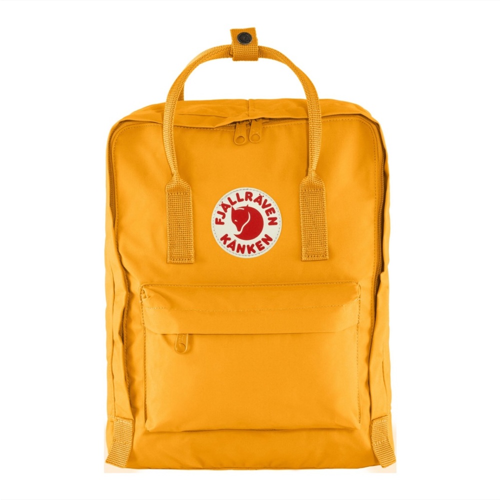 NWT Fjallraven Kanken Original Backpack Warm Yellow 23510 141 Retail $80